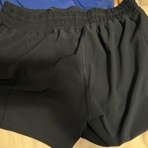 lululemon athletica Navy Elastic-Waist Active Shorts